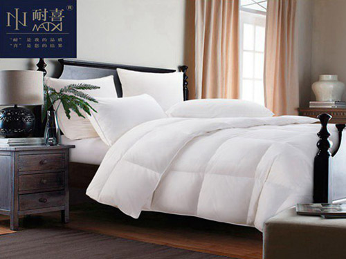 15羽绒被全棉防羽布白鹅绒